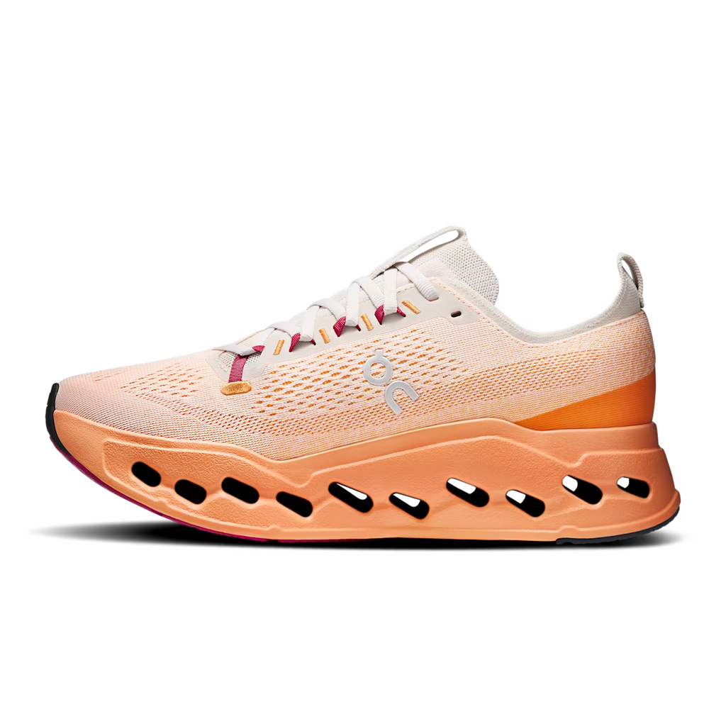 Running Cloudsurfer Max — Pearl Tangerine