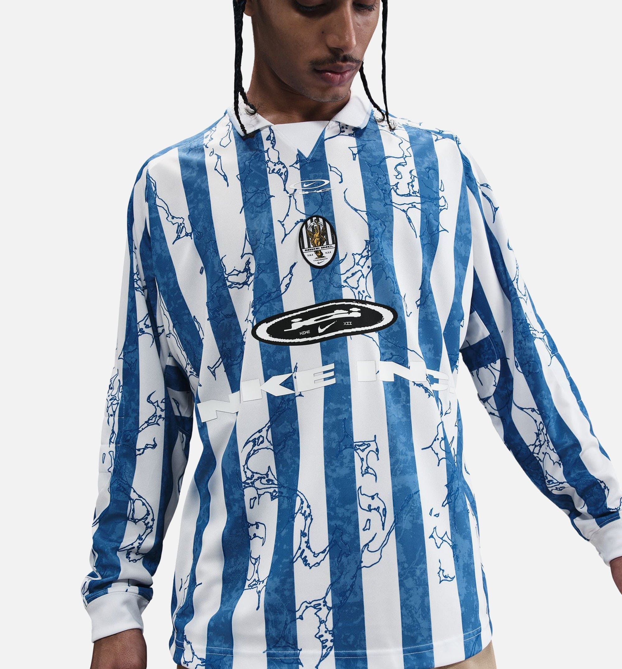NSW Air Mens Long Sleeve Jersey - Blue/White
