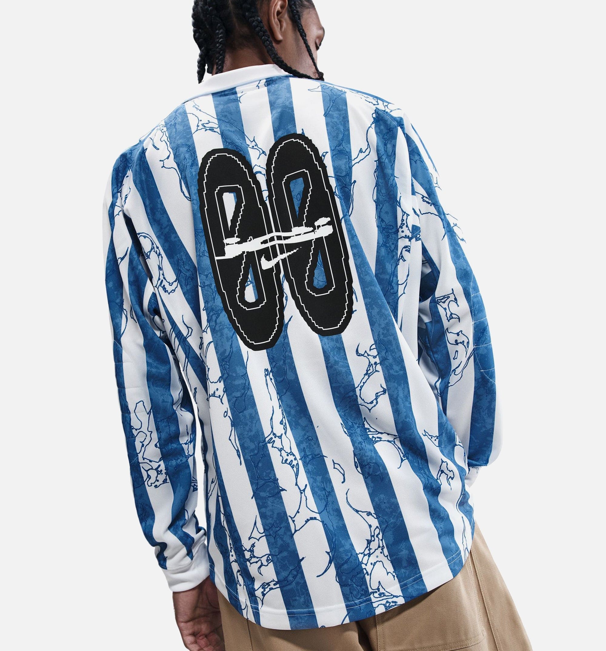 NSW Air Mens Long Sleeve Jersey - Blue/White