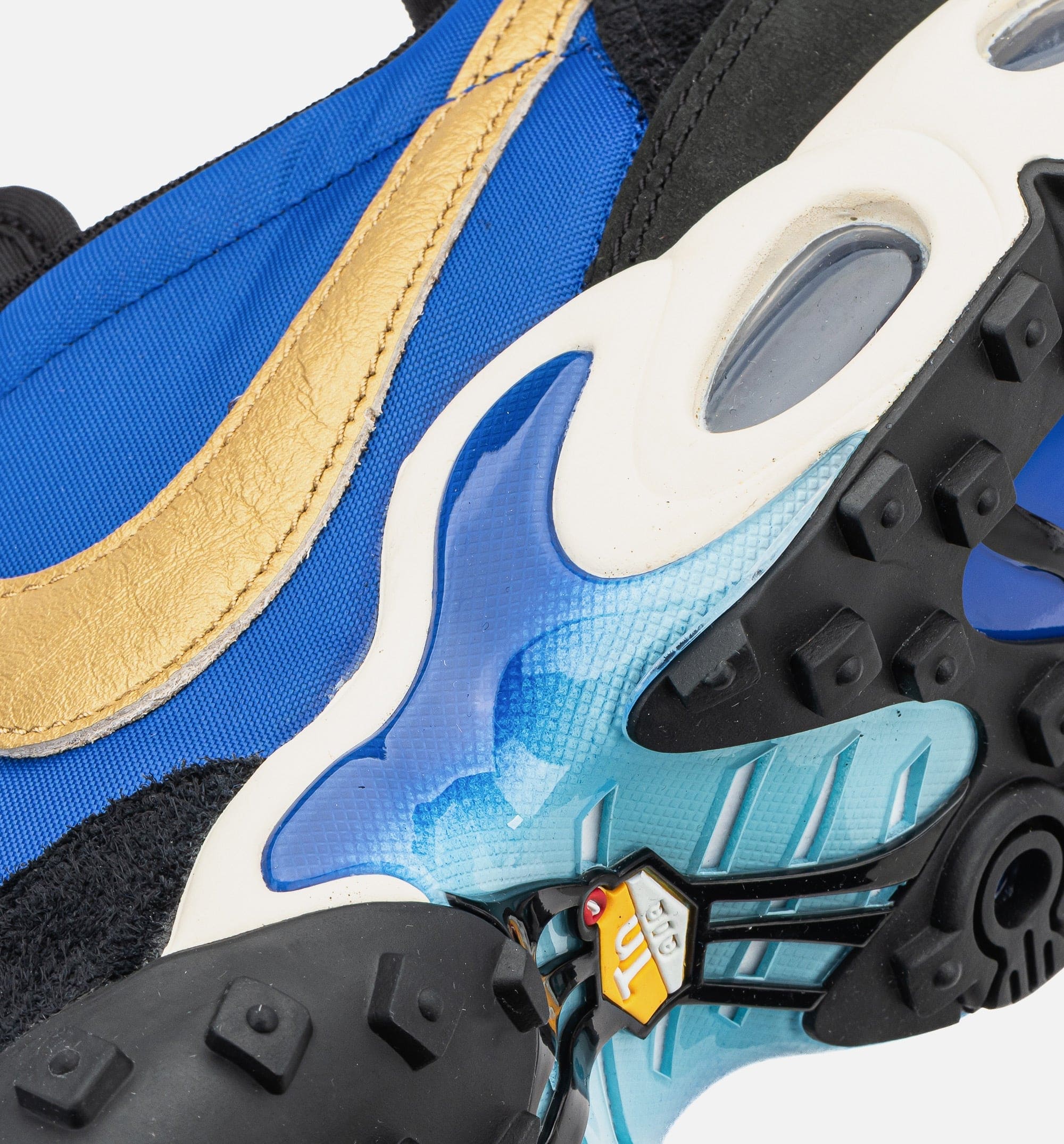 Air Max Waffle Mens Lifestyle Shoe - Hyper Blue/Metallic Gold
