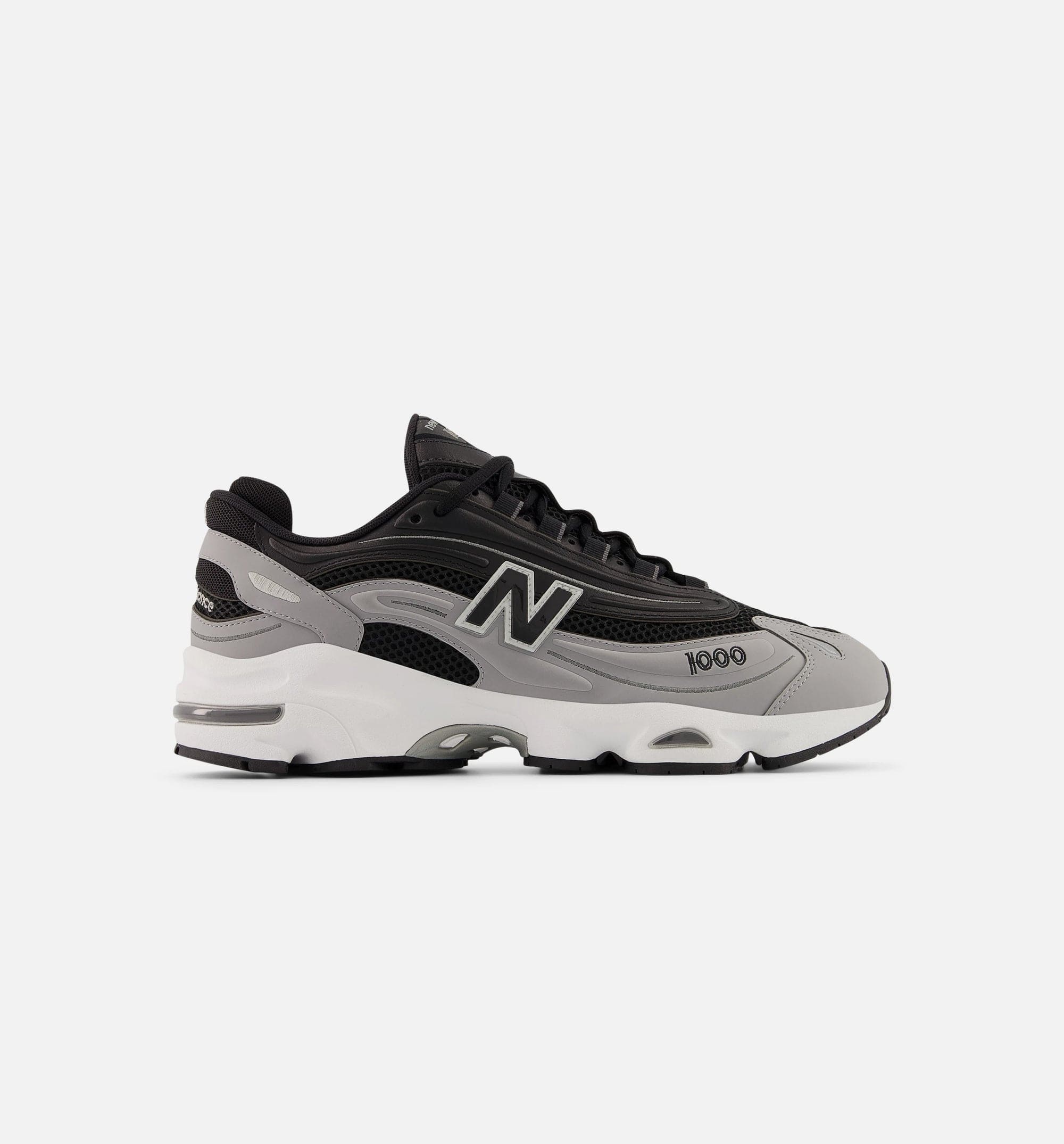 1000 Mens Lifestyle Shoe - Black/Grey