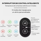 Almohada de masaje térmica con soporte lumbar