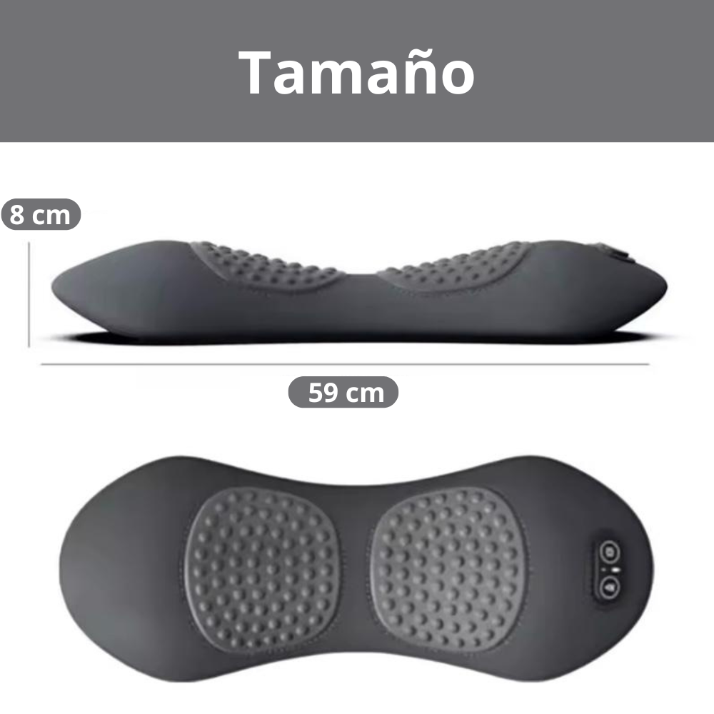 Almohada de masaje térmica con soporte lumbar