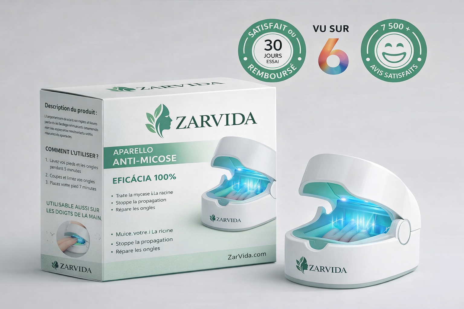 Laser Nail Pro: elimina los hongos de las uñas en 30 días.