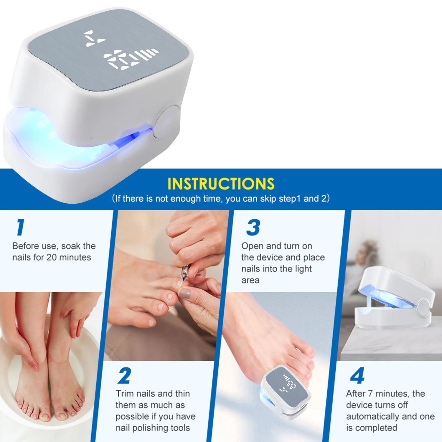 Laser Nail Pro - Eliminate nail fungus in 30 days.