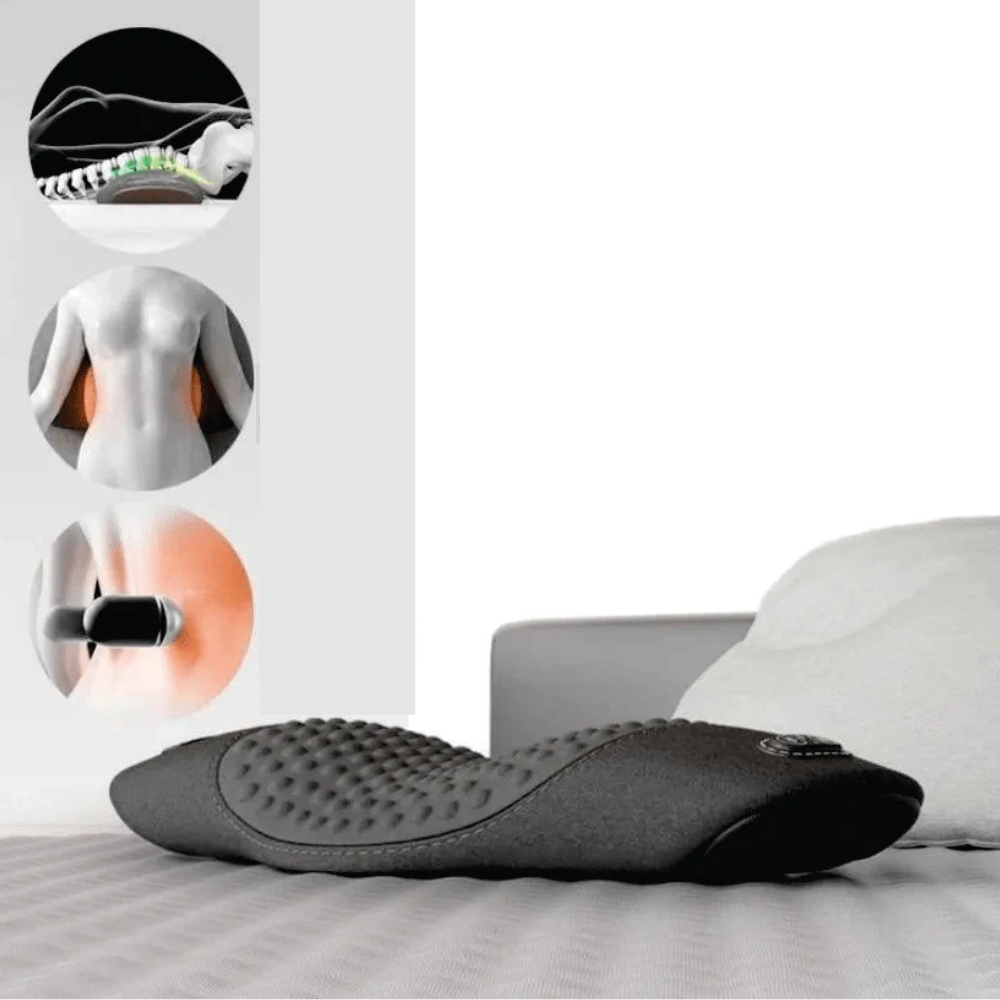 Almohada de masaje térmica con soporte lumbar